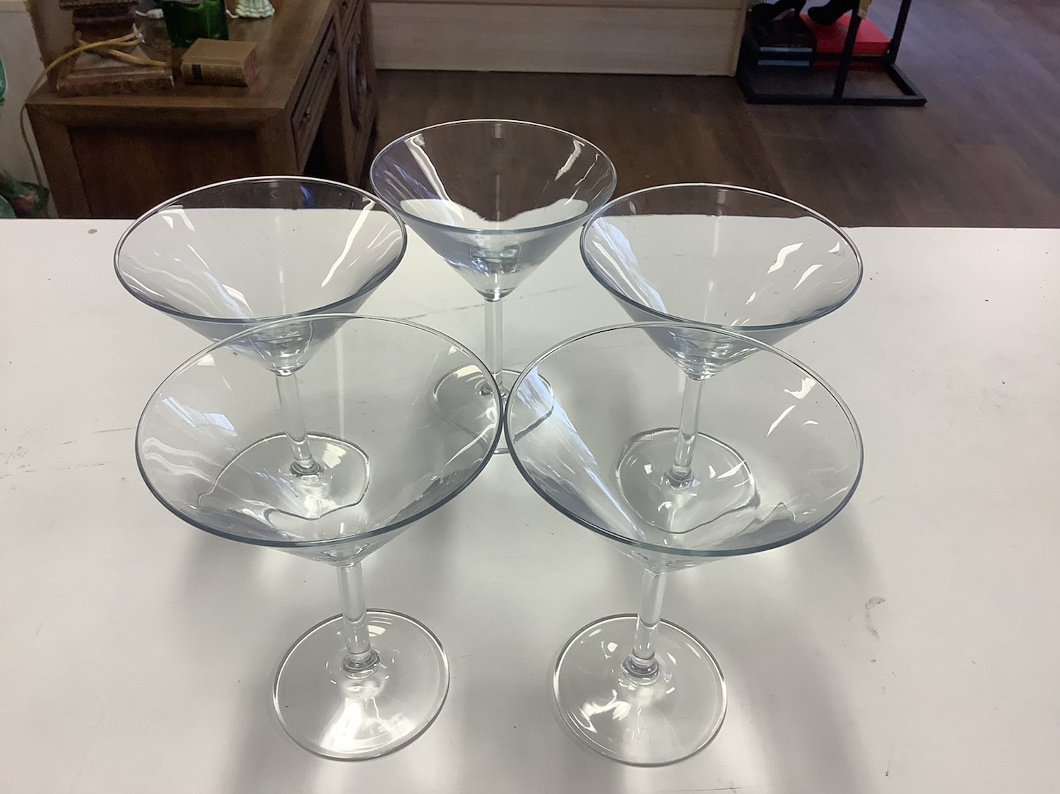 Martini glasses set of five image 0