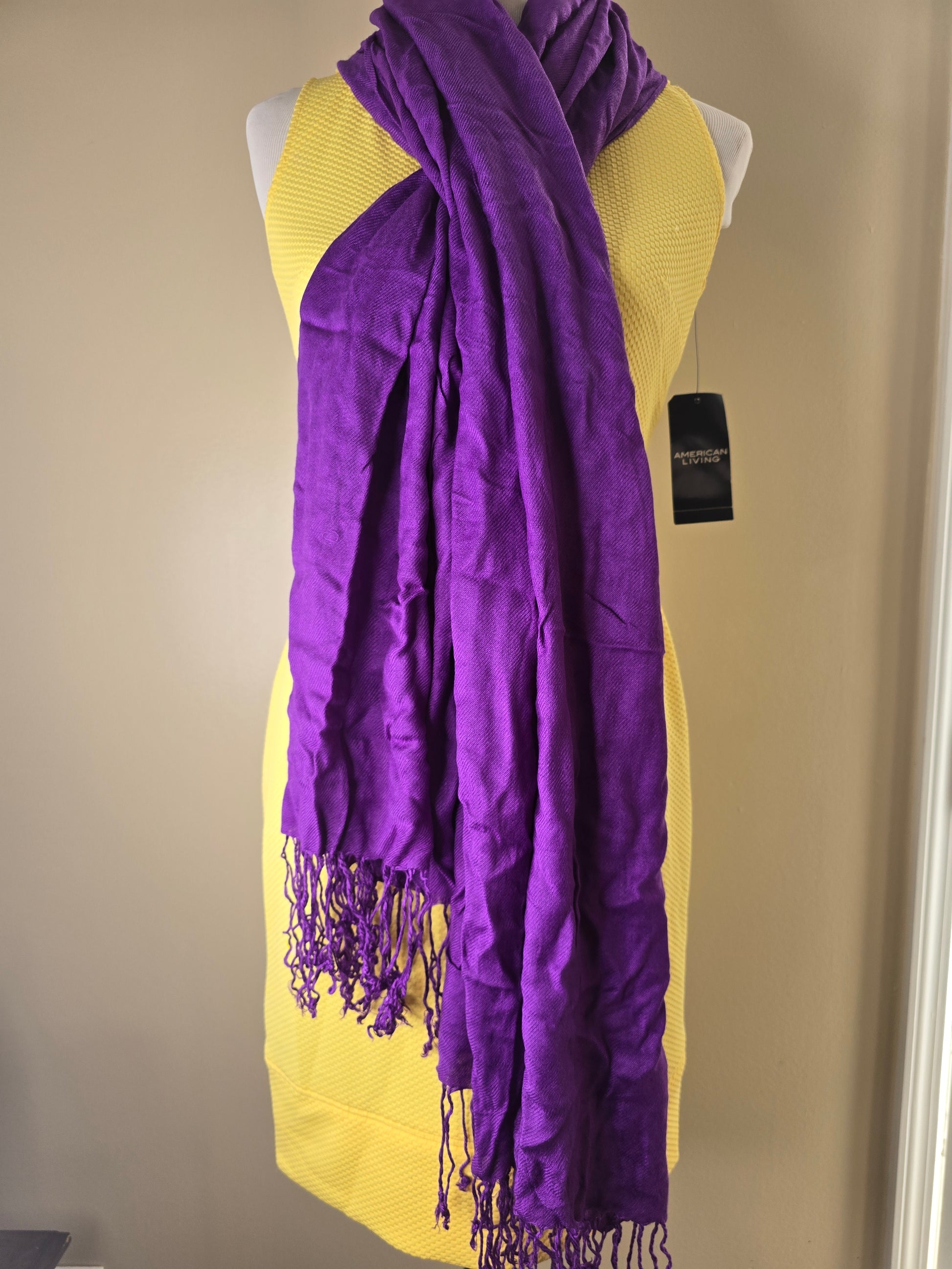 Purple scarf image 1