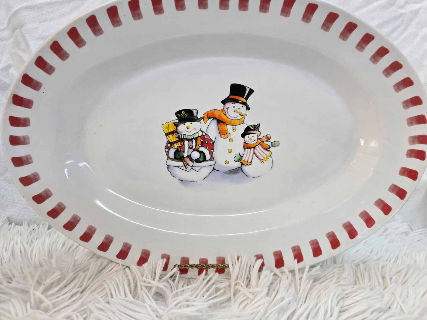 2 Christmas serving platter image 4