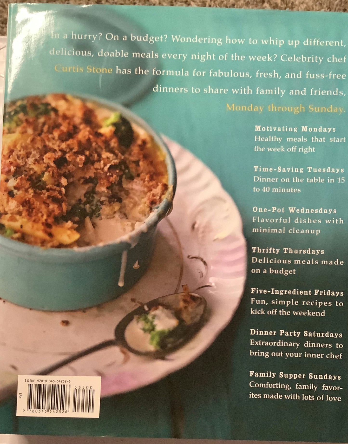 What’s for Dinner? by Curtis Stone – Hardcover Cookbook image 2
