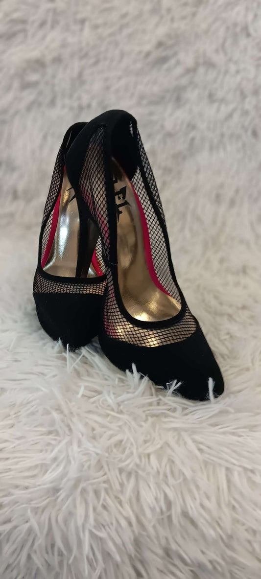 LFL Temper Black stilettos (size 7) image 1