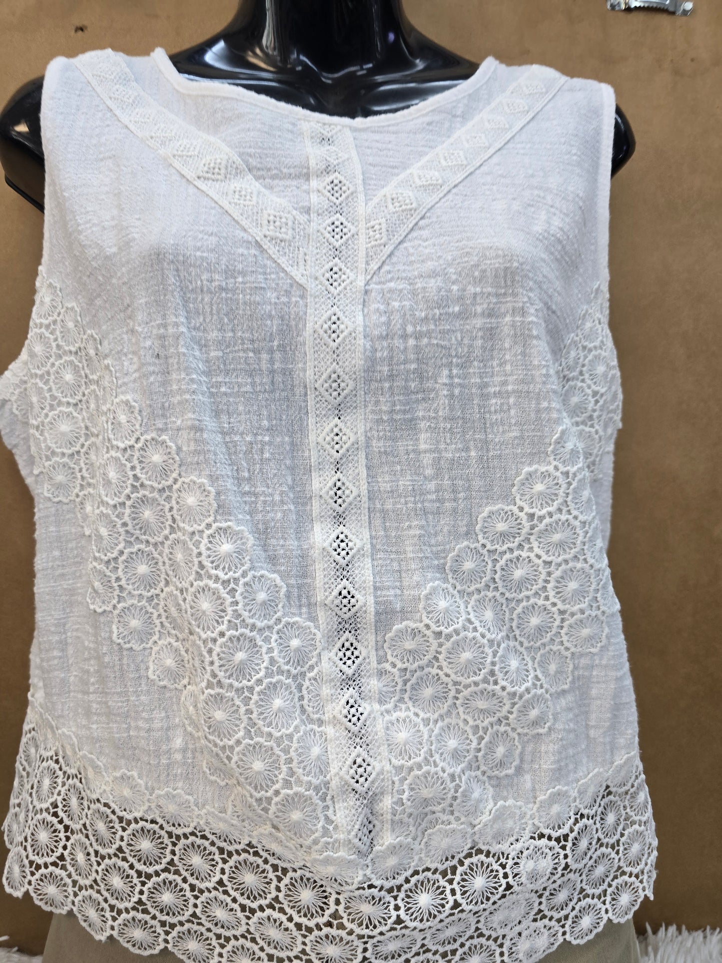 White summer blouse size L image 8