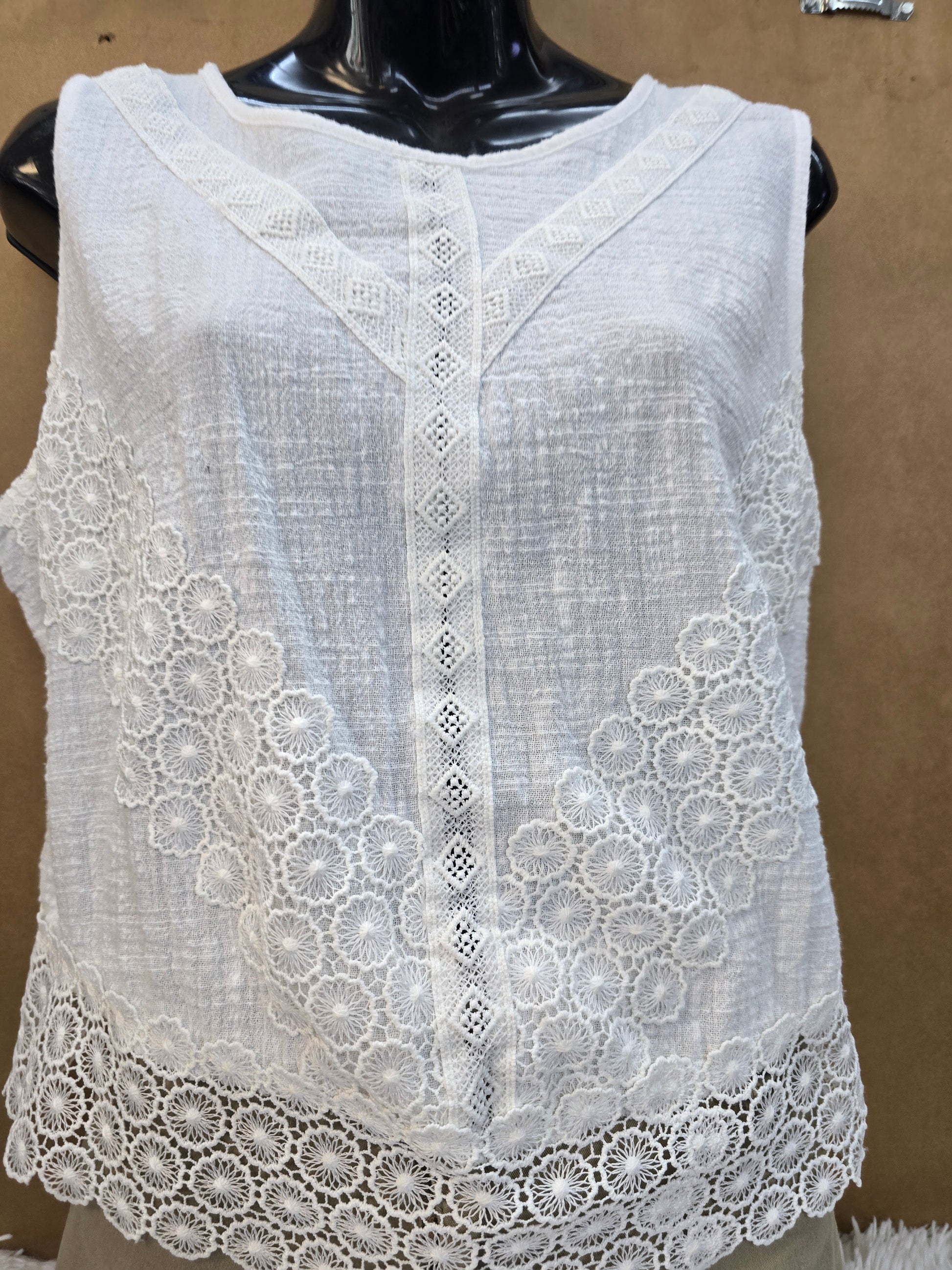 White summer blouse size L image 8