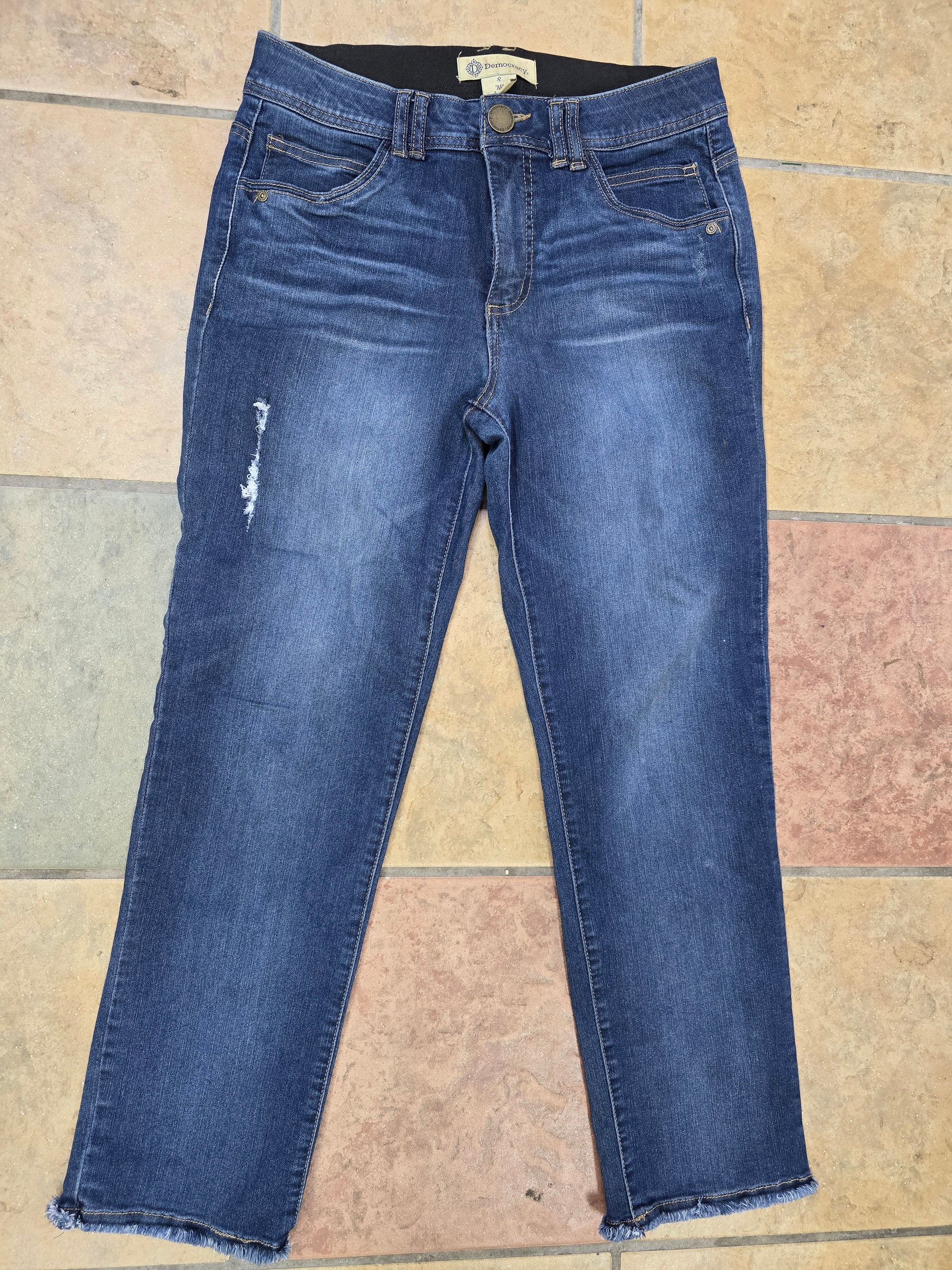 Boyfriend jeans/denim size 8 image 1