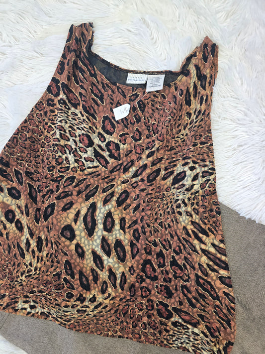 Leopard print blouse XL image 0