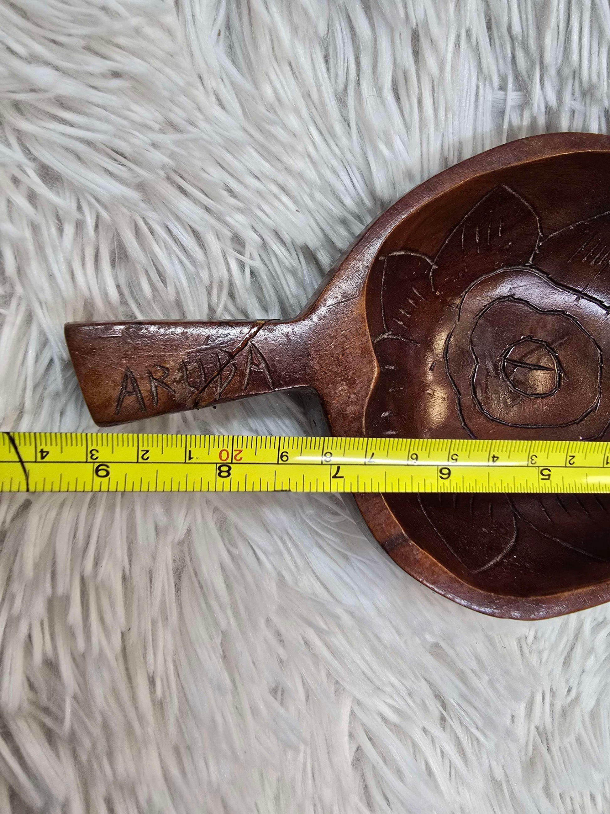 Hand carved wooden dish image 9