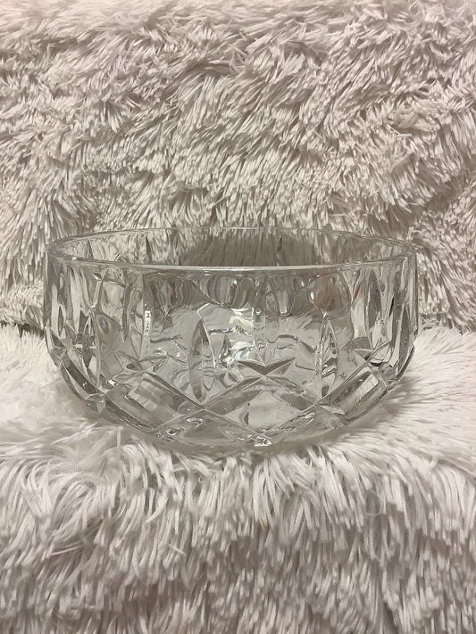 Large decorated glass bowl image 0