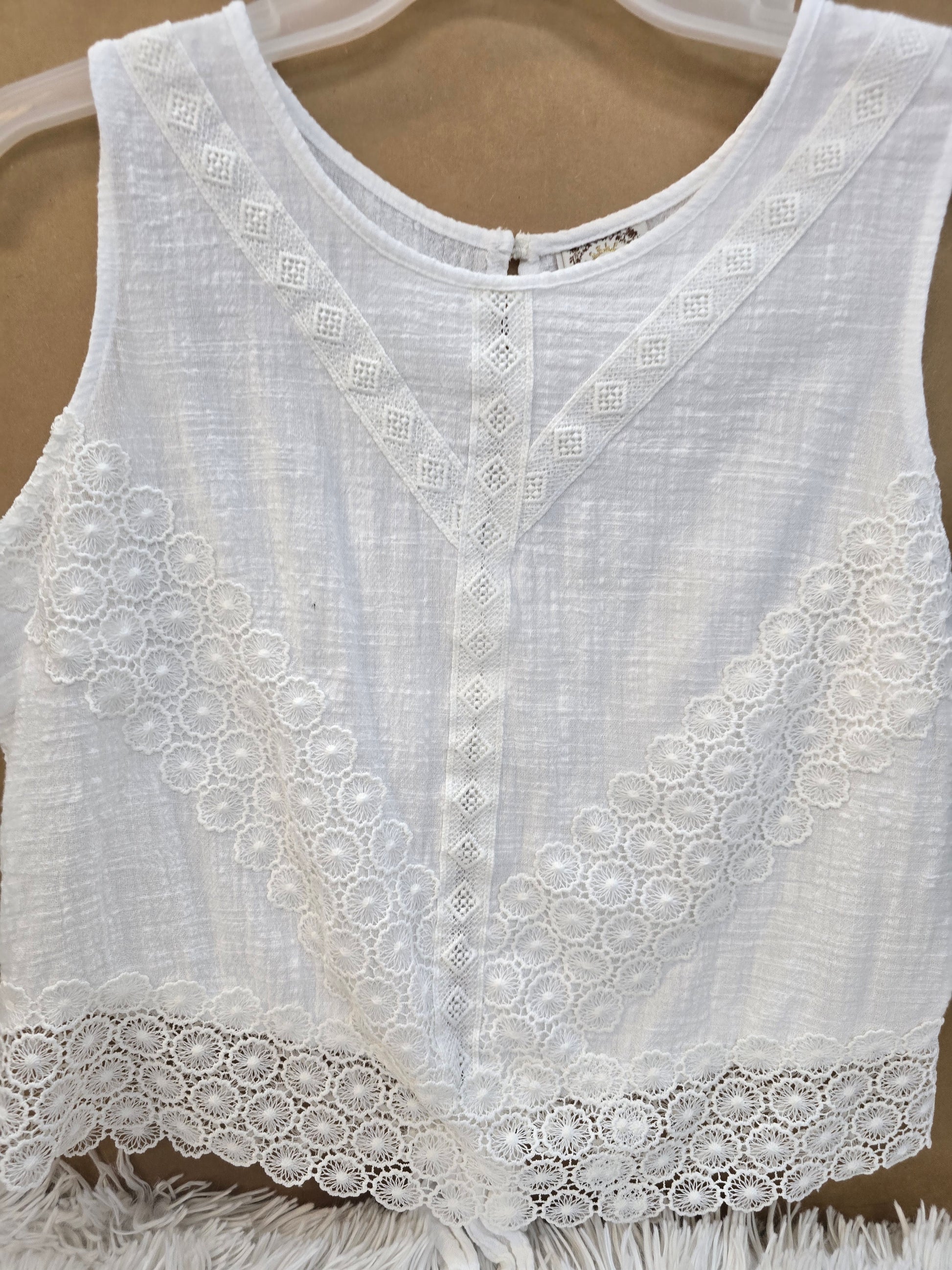 White summer blouse size L image 7