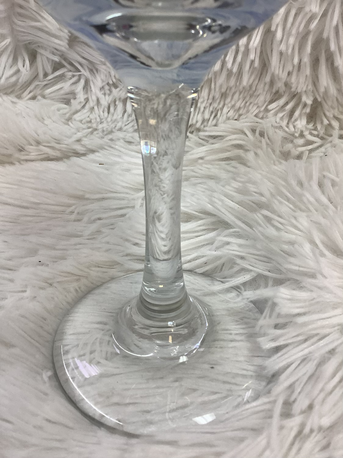 Hand painted snowman glass image 1