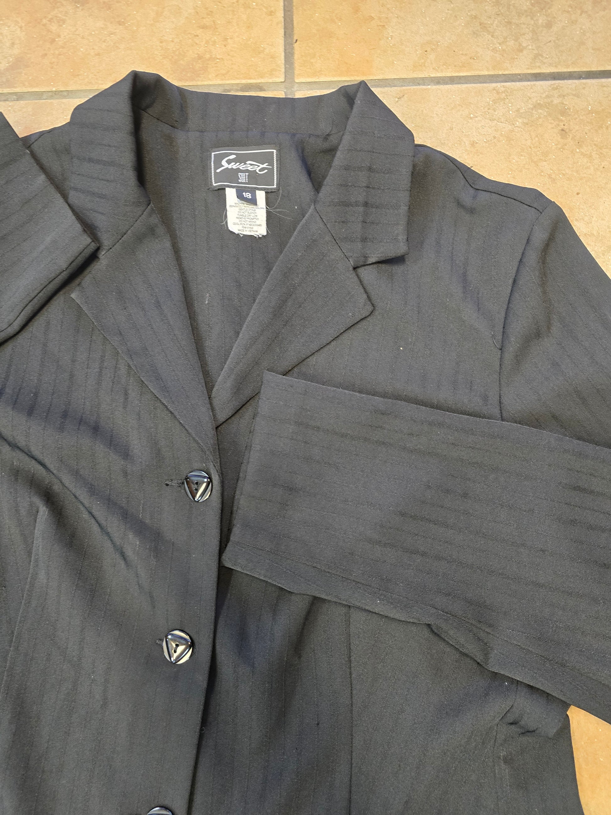 Women 2 piece pants suit Blue size 18 image 9