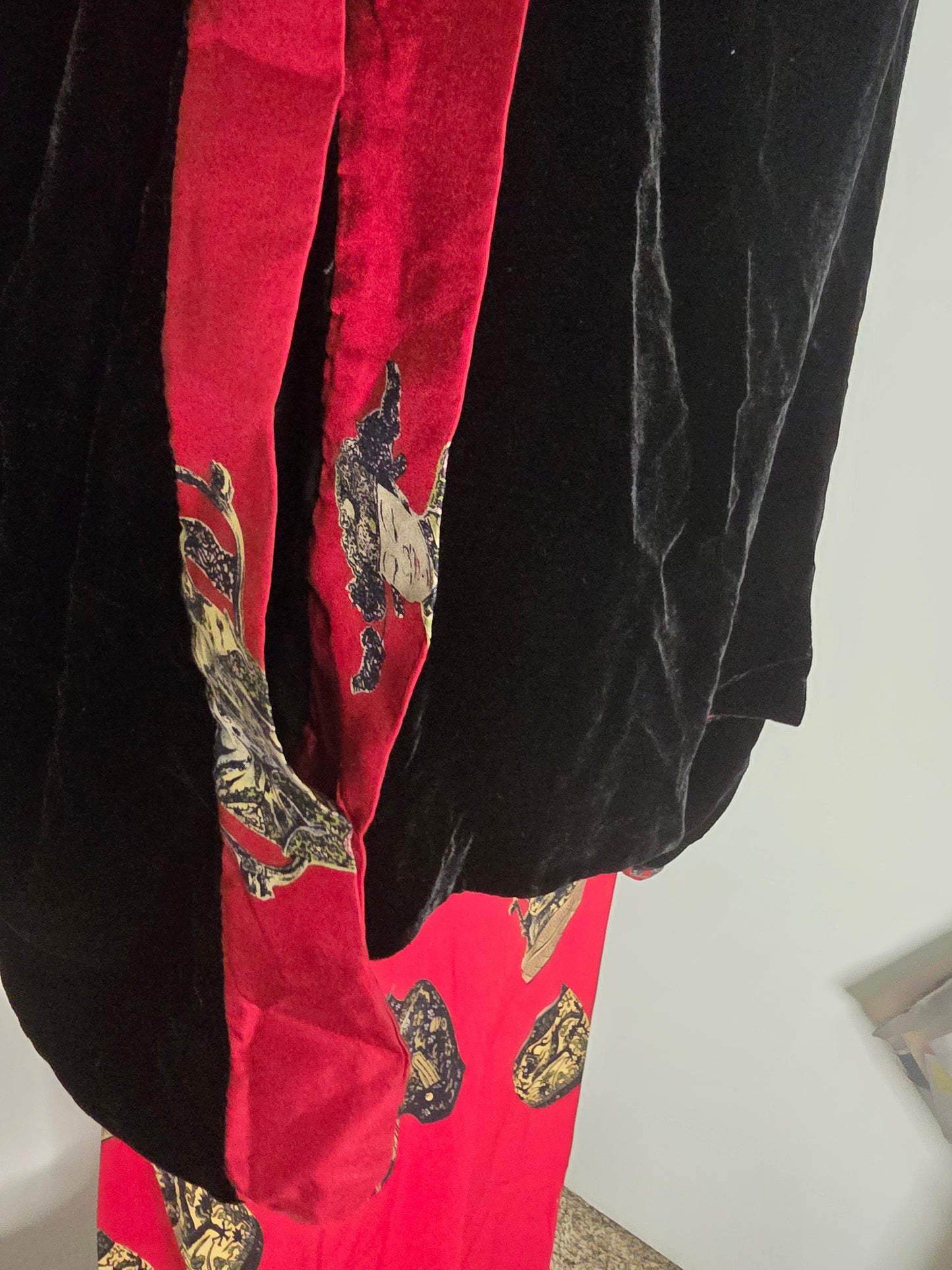 Vintage Asian-Inspired Handbag & Coin Purse Set image 5
