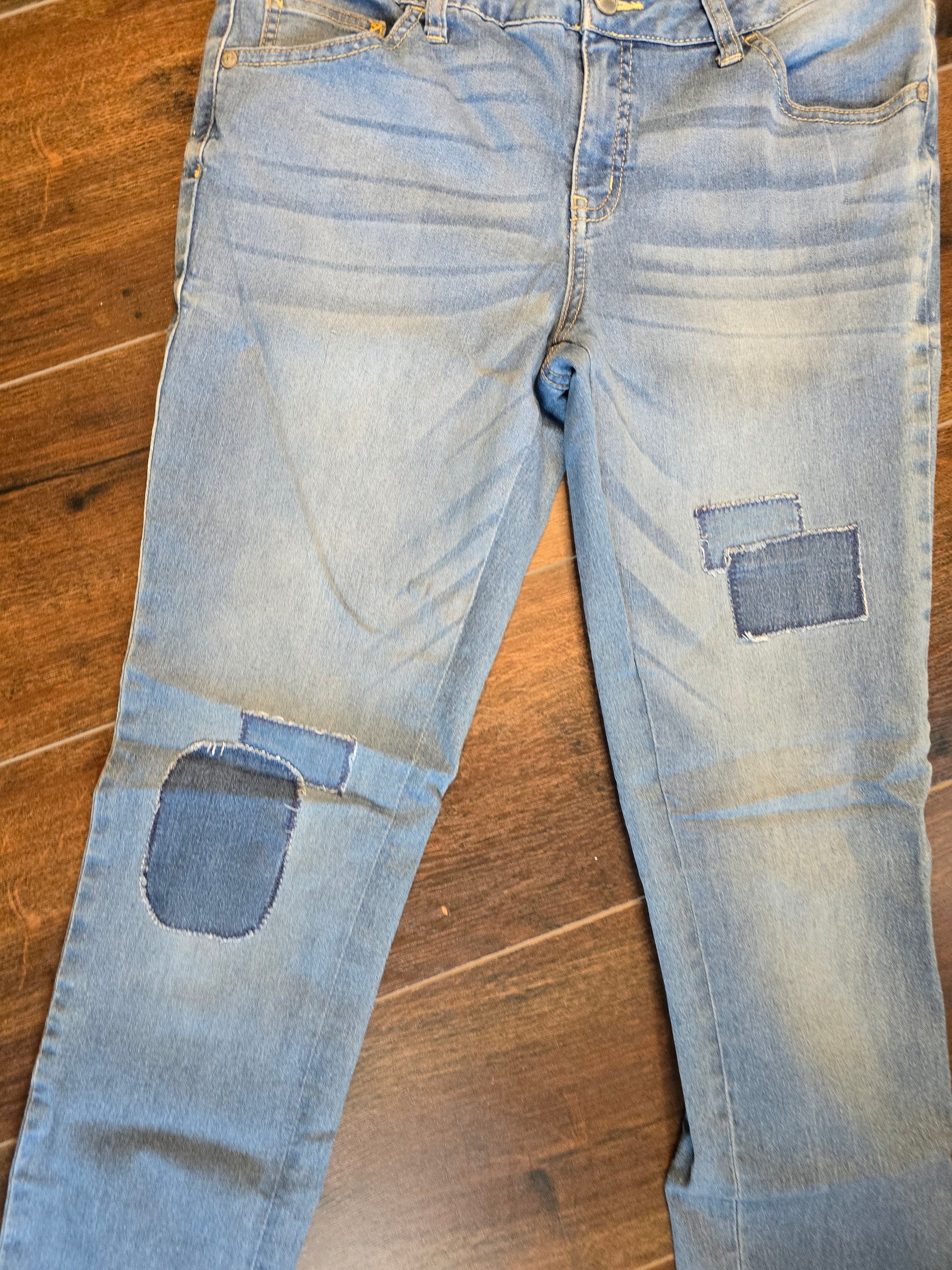 Girl skinny denim/jeans size 14.5 image 2
