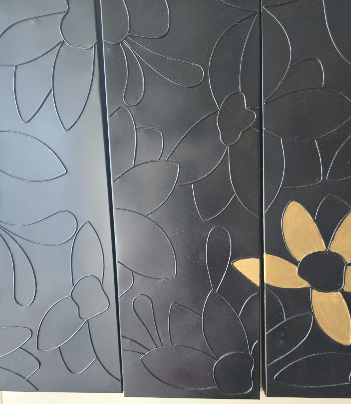 3 piece metal wall decor image 2