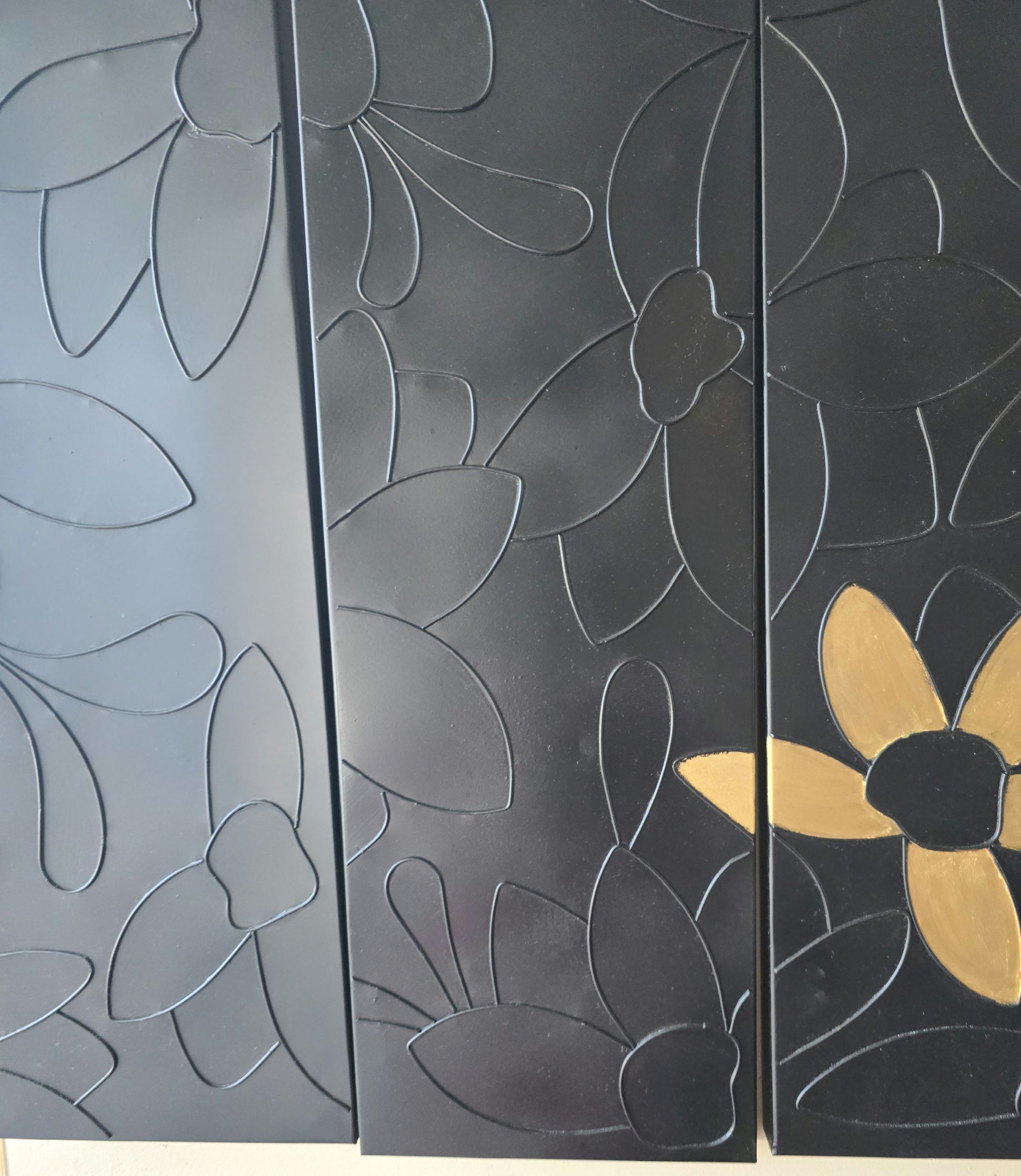 3 piece metal wall decor image 2