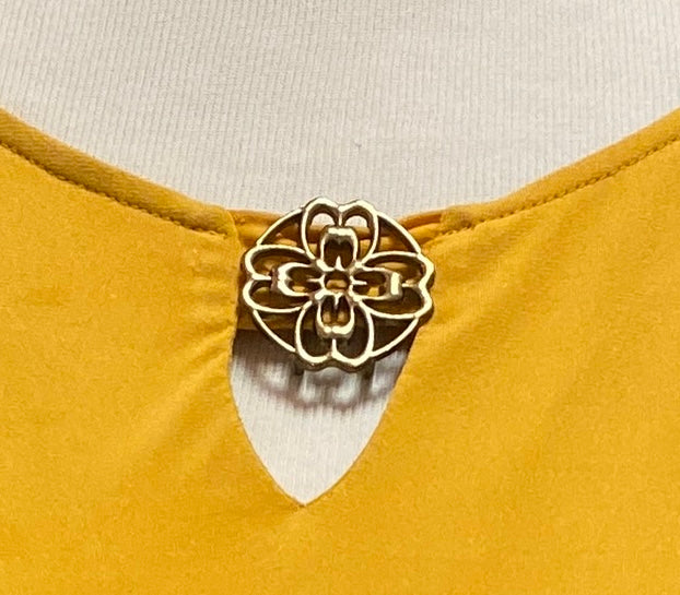 Sunny Leigh Yellow Long-Sleeve Top (XL) image 3