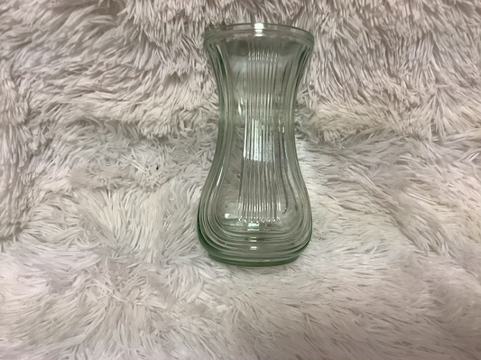8.5 inch clear glass vase image 0