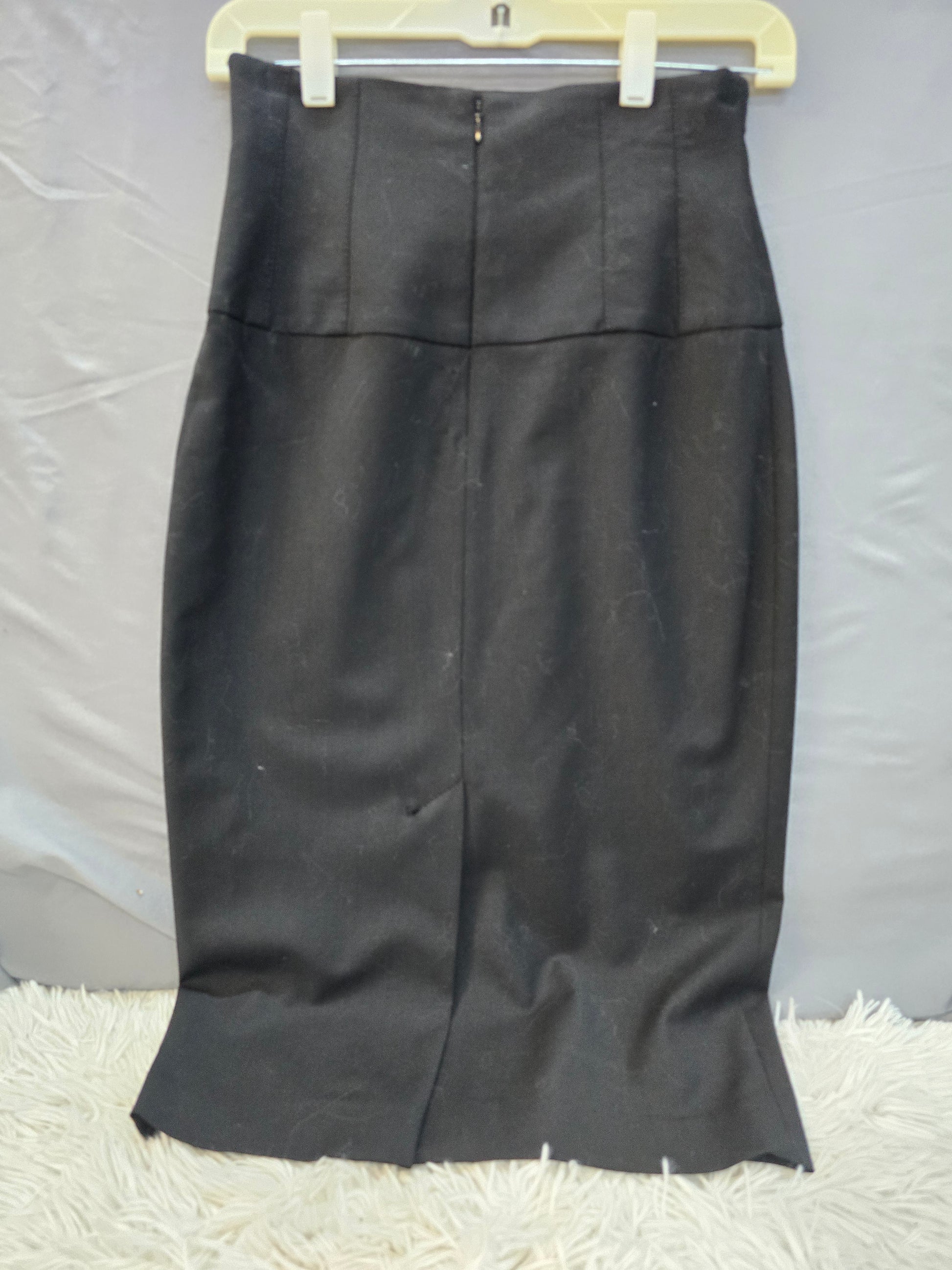 Bebe pencil black skirt size 4 image 2