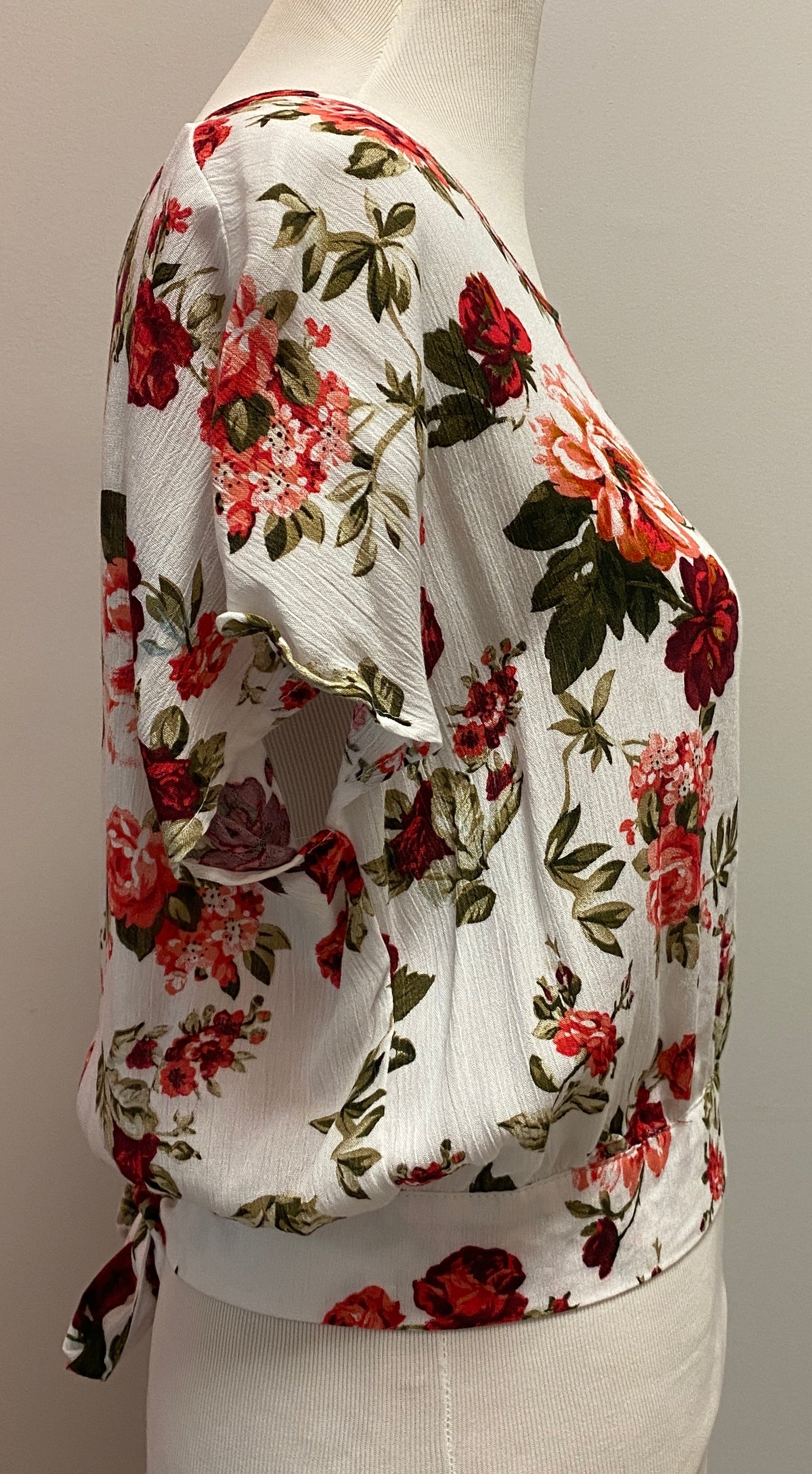 Ambiance Floral Print Blouse (L) image 4