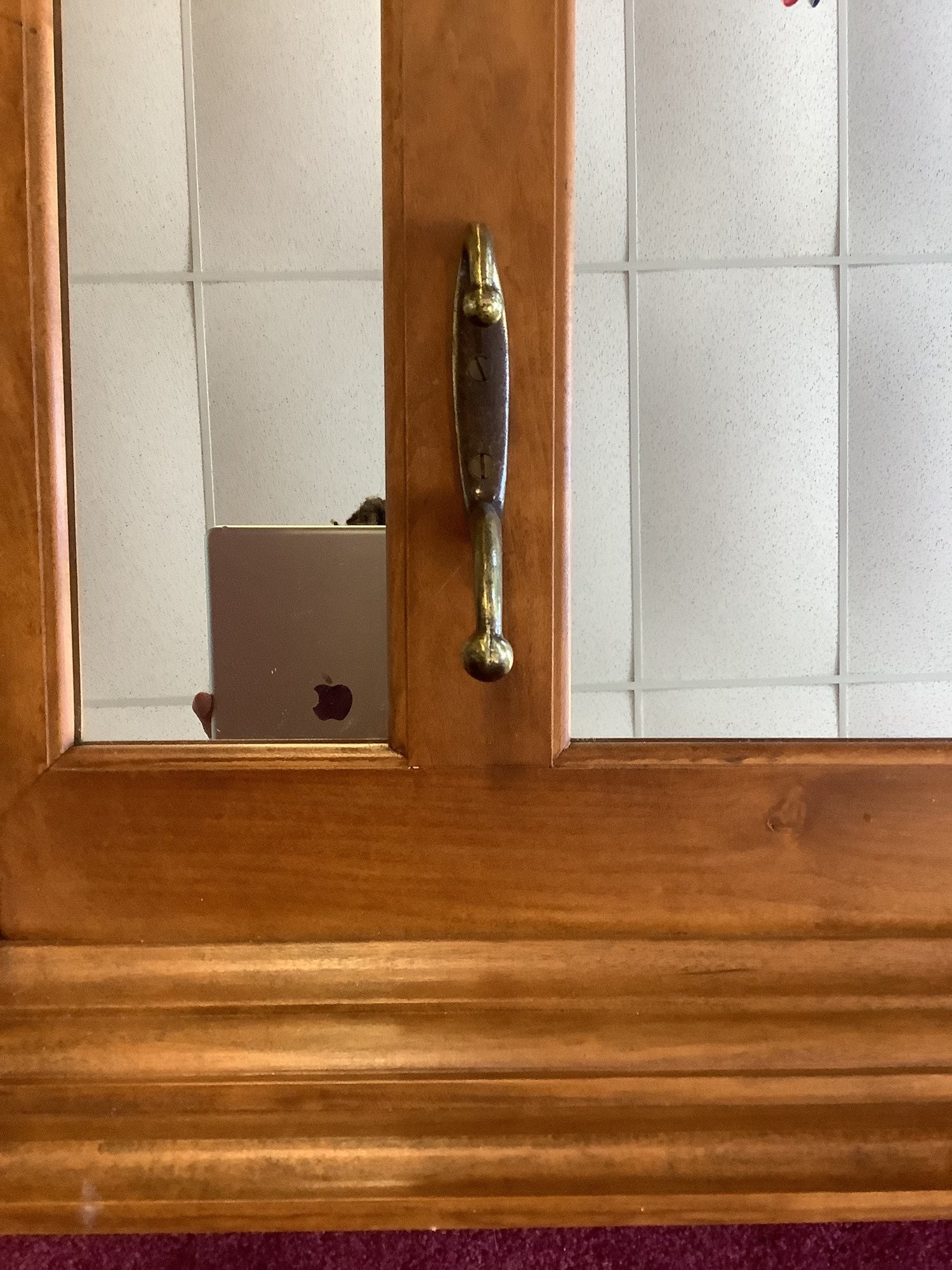Vintage mirror coat hanger 10x29.5 image 6