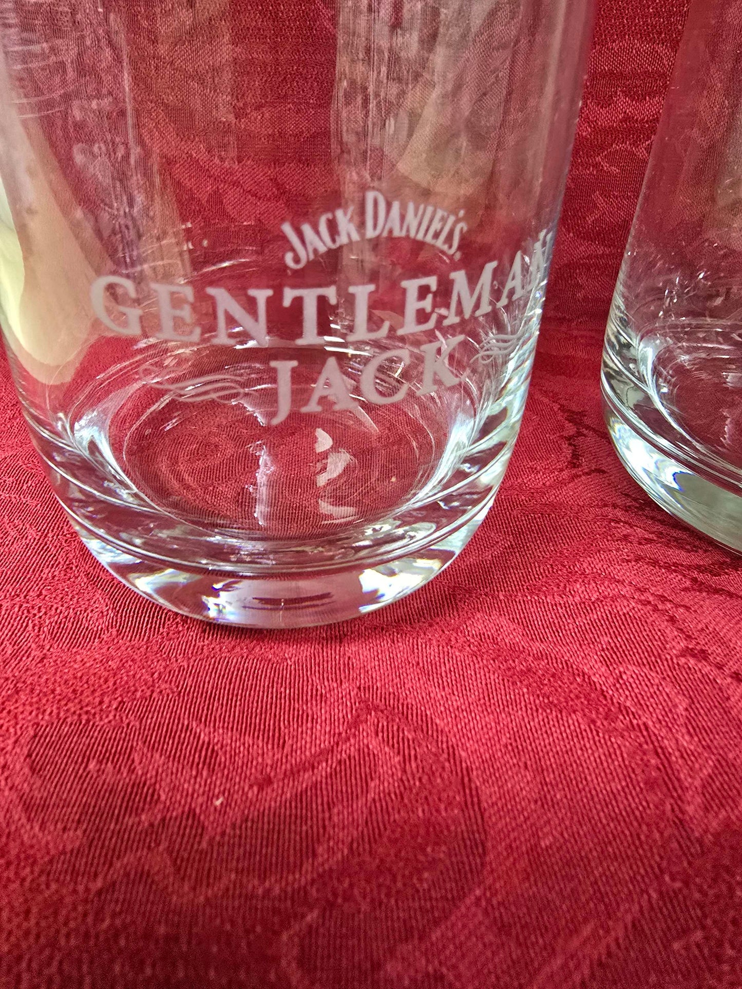 Pair Jack Daniel whiskey glass image 6