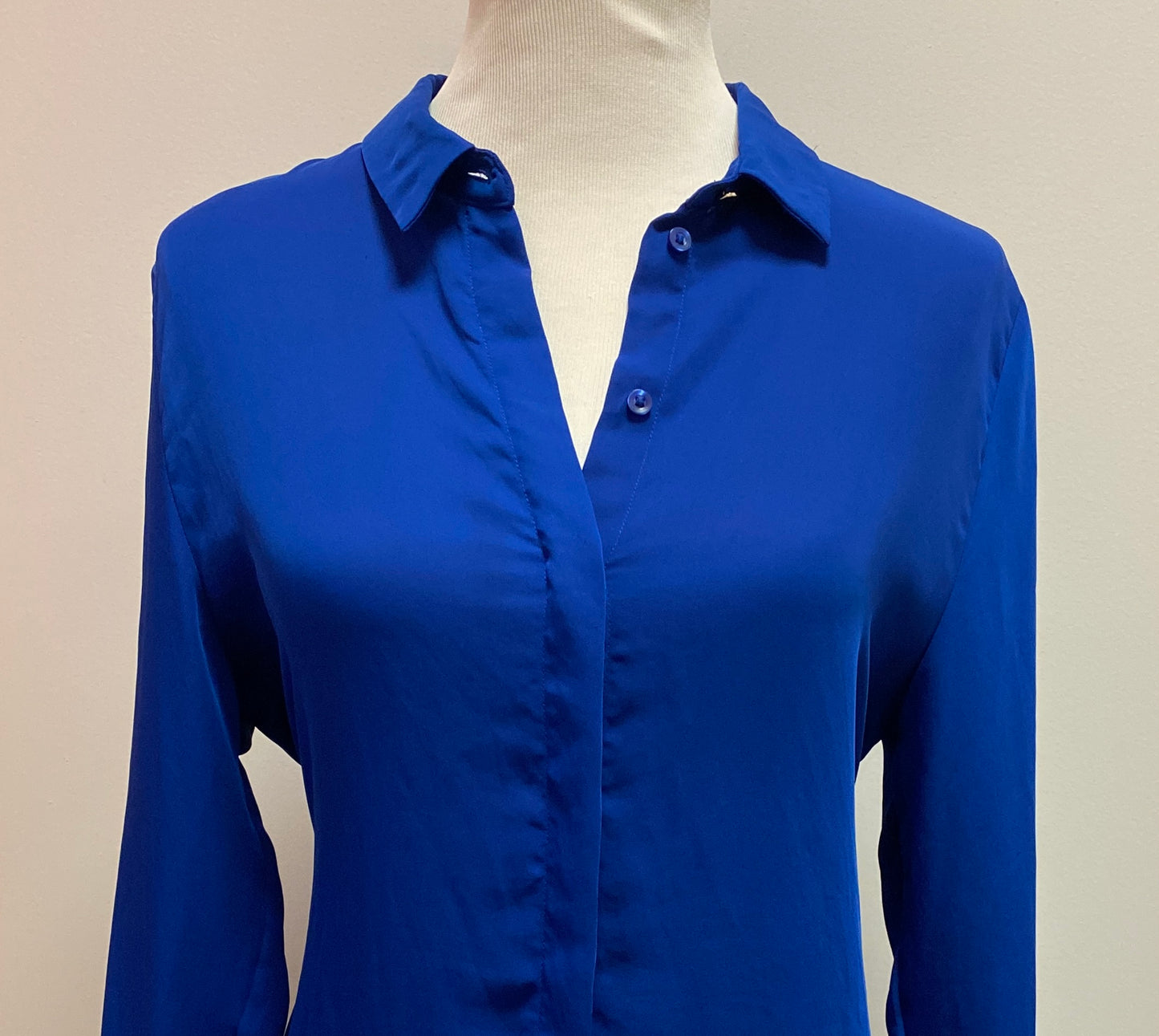 H&M Blue Blouse (Size: 8) image 3