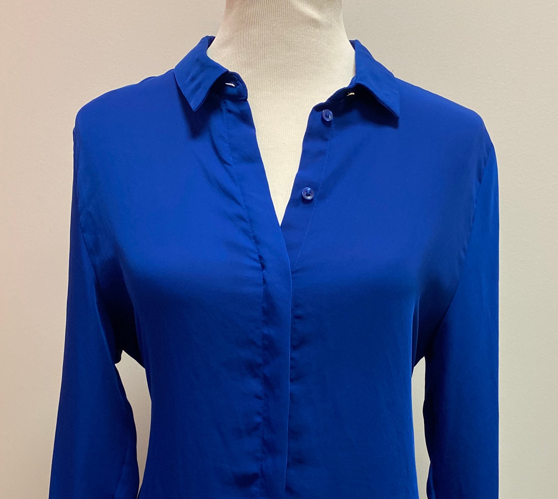 H&M Blue Blouse (Size: 8) image 3