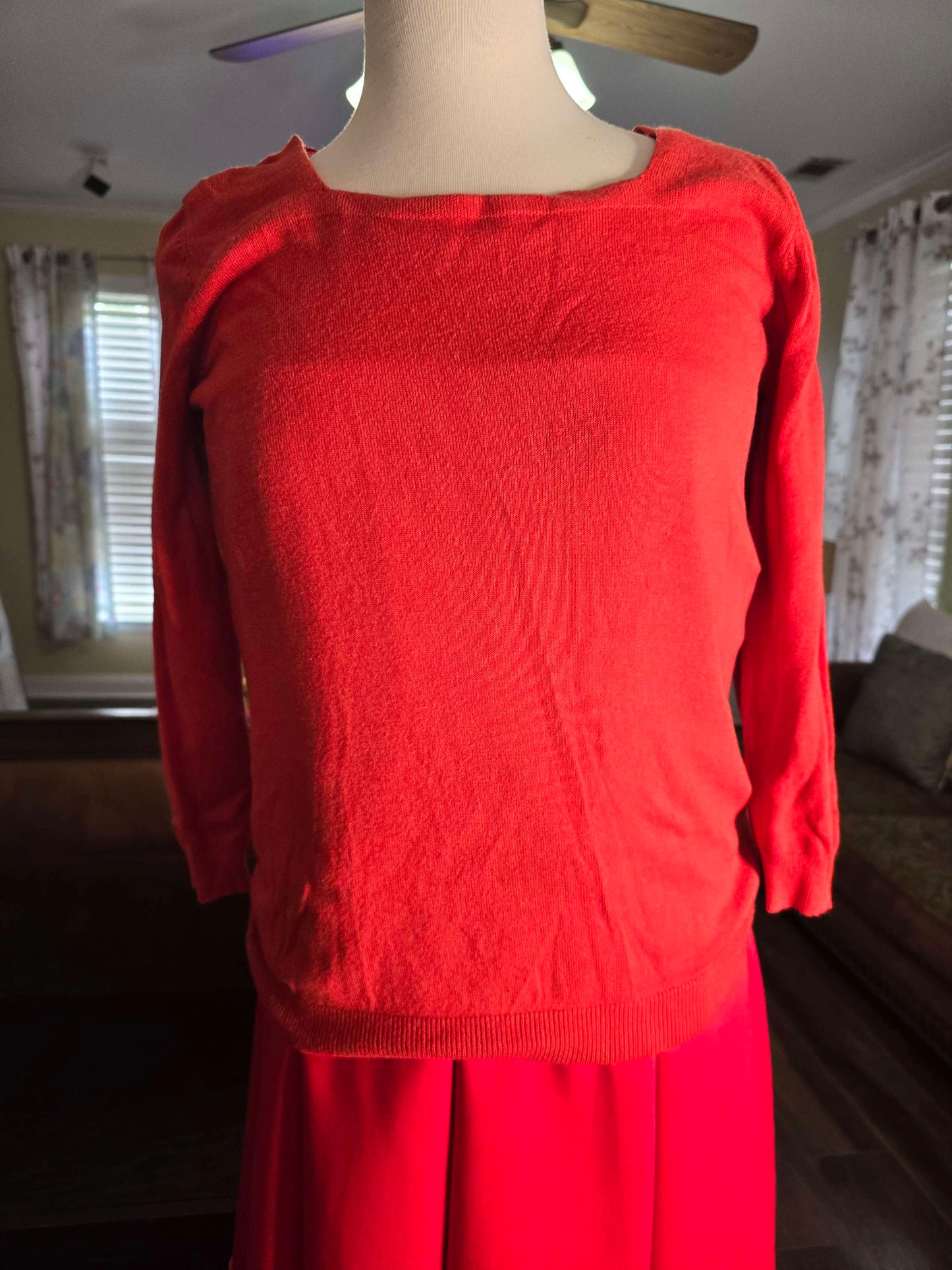 Joseph A orange sweater S image 0