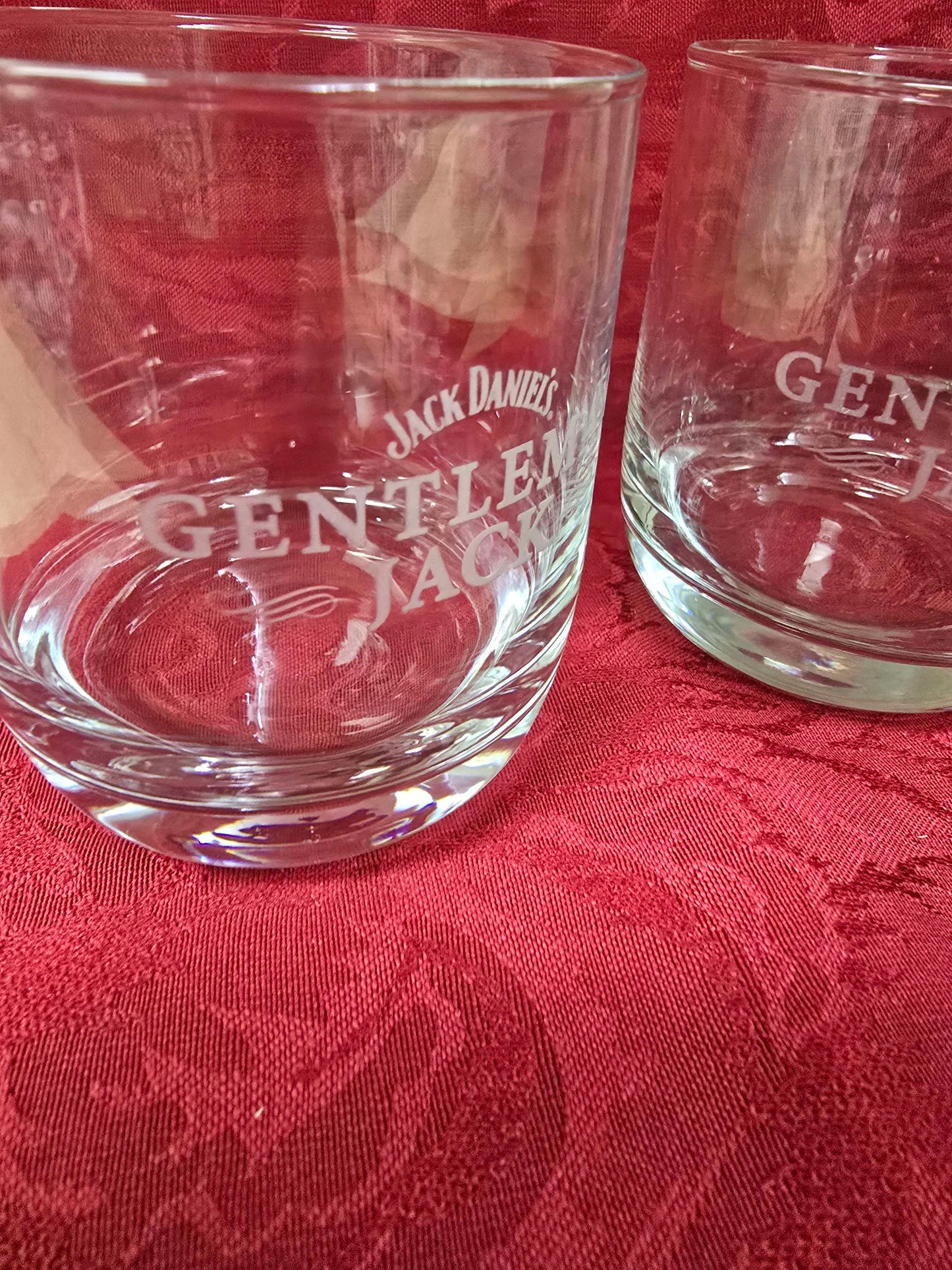 Pair Jack Daniel whiskey glass image 2