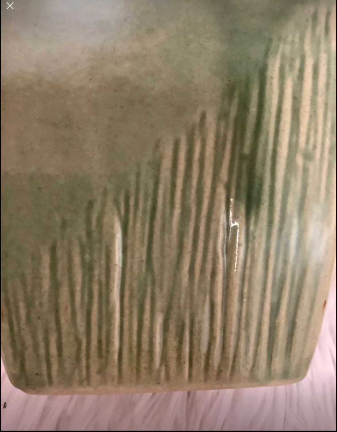 Small green candle holder image 3