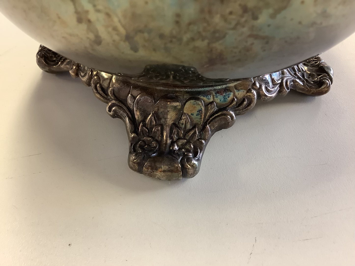 Vintage W.m. Rogers & Son Silverplate Victorian Rose Water Pitcher image 3
