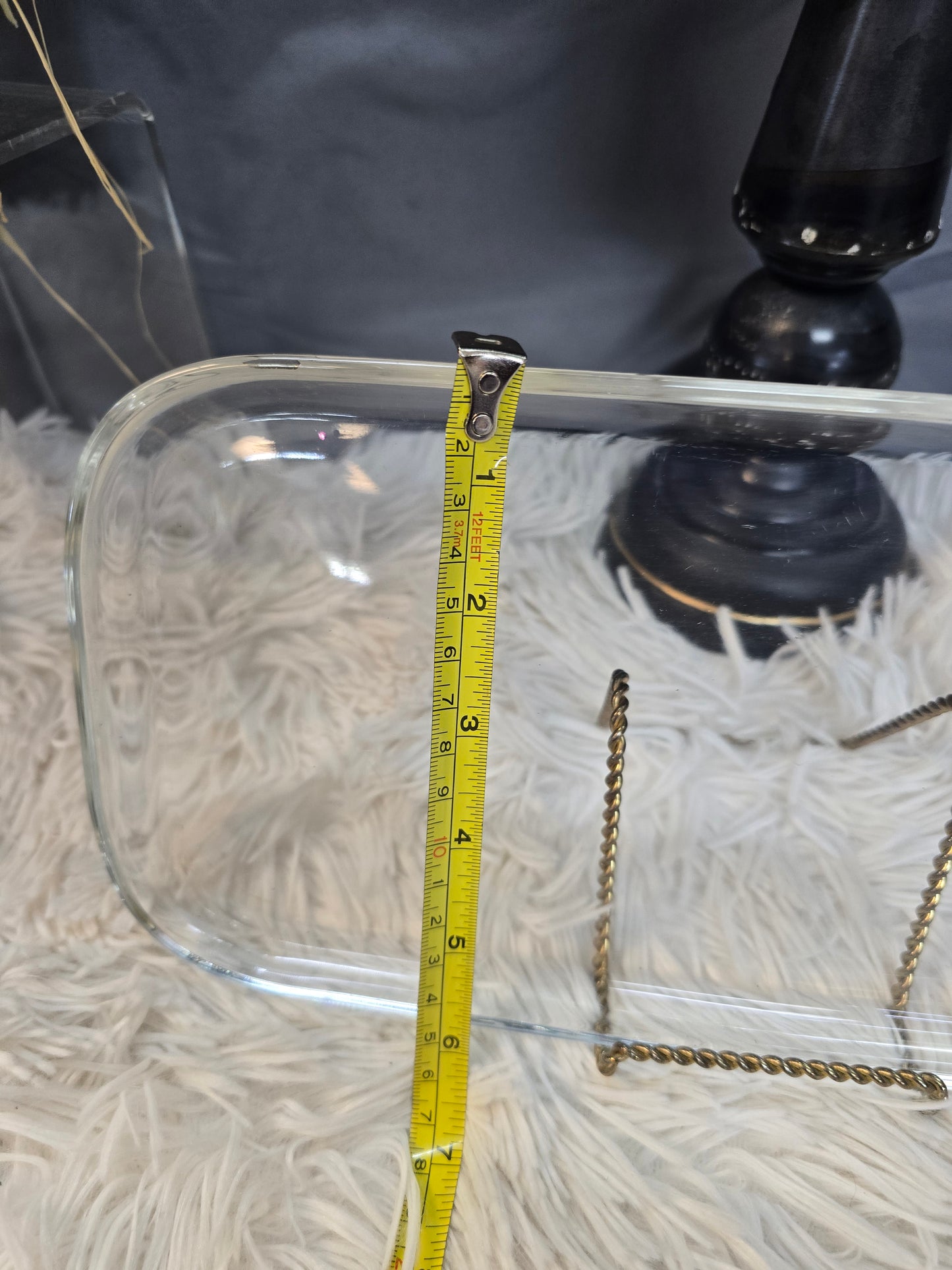 Rectangular clear platter  image 5