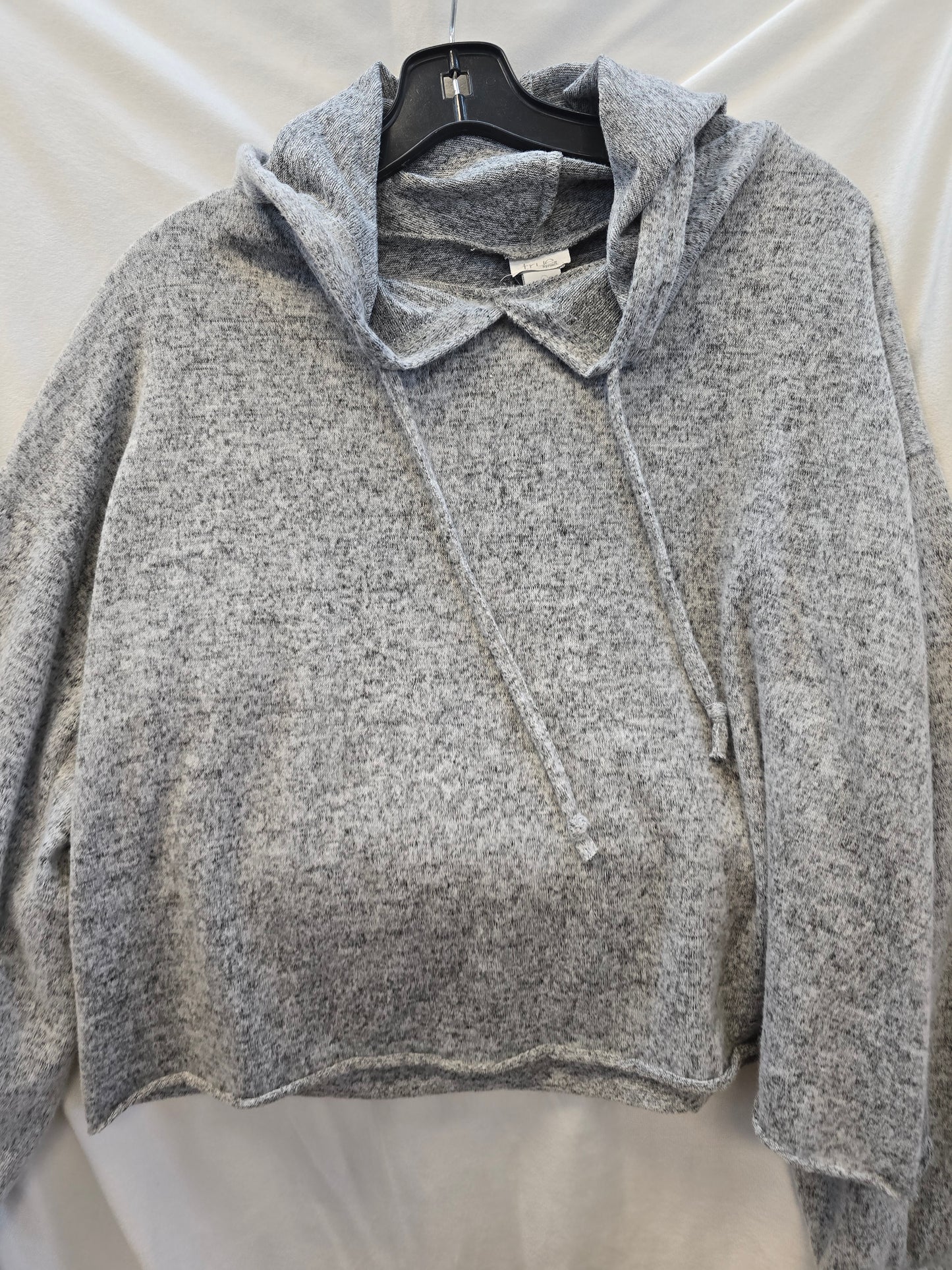 Crop top hoodie sweater 1X image 2