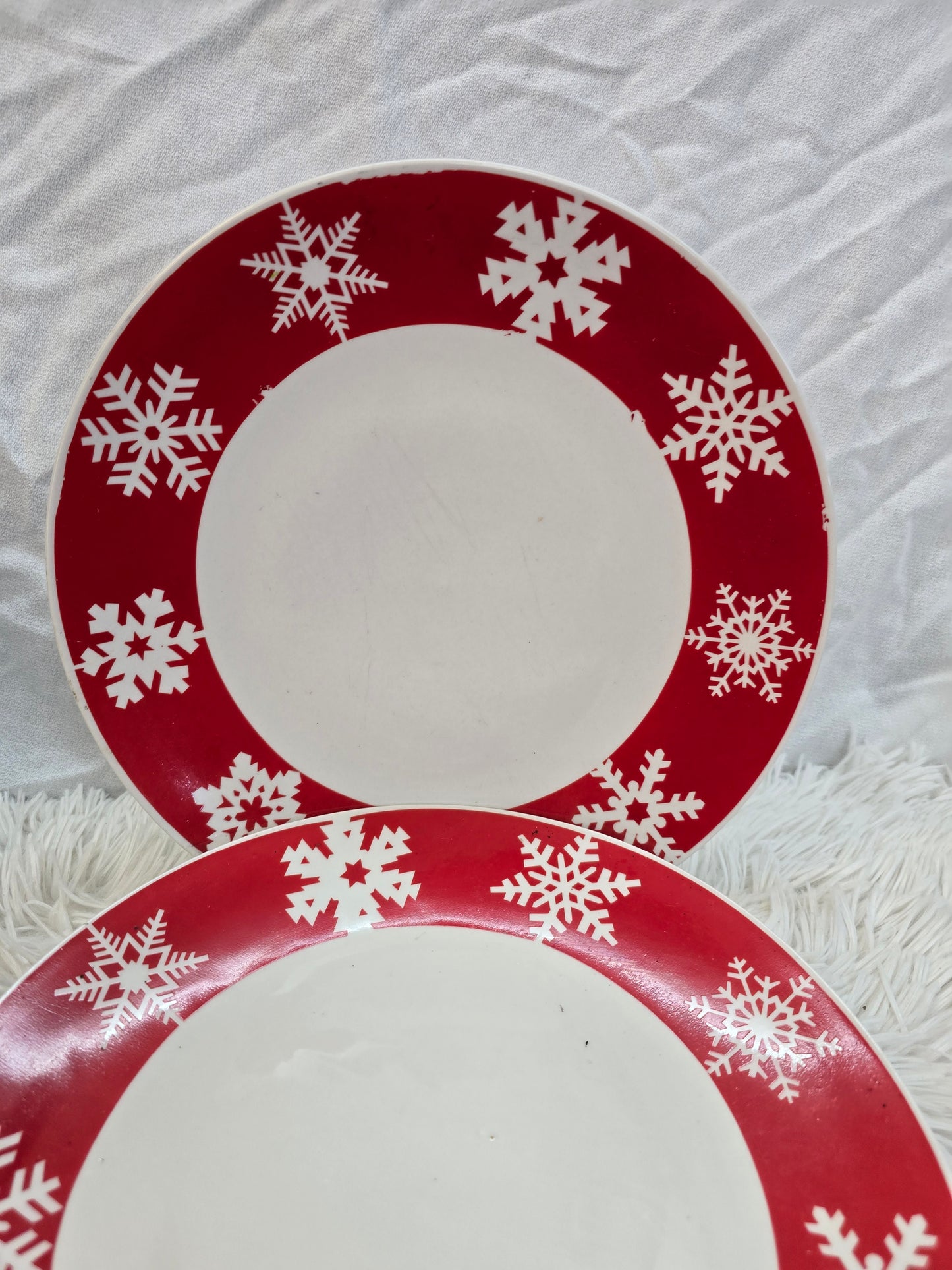 Snowflakes Christmas plates image 3