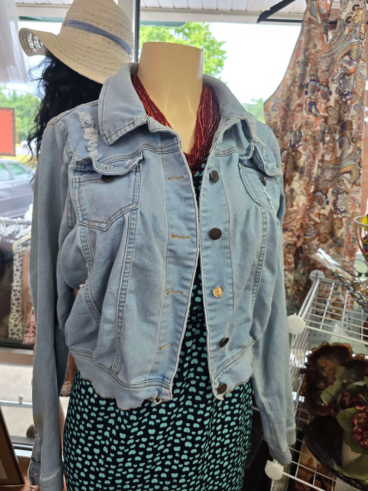 Stretch jeans jacket 1xl image 0