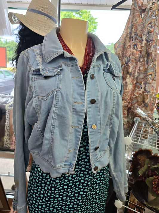 Stretch jeans jacket 1xl image 0