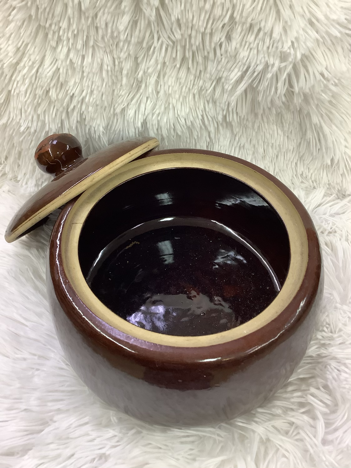 Brown fruit jar image 5