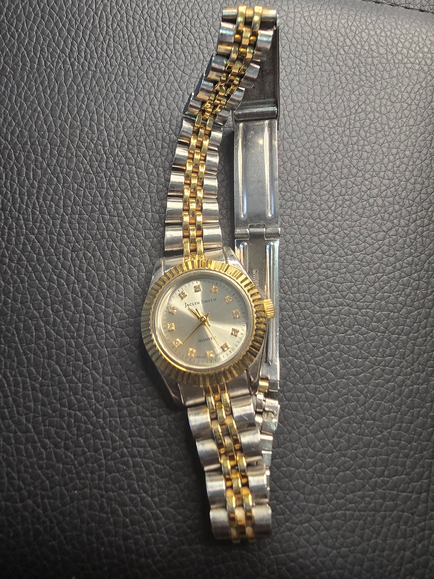 Two-Tone Classic Crystal Accent Watch image 2