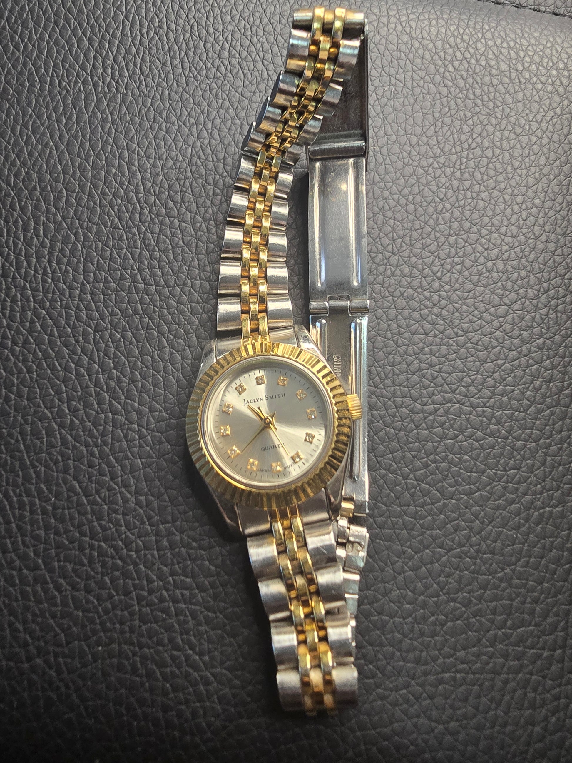 Two-Tone Classic Crystal Accent Watch image 2