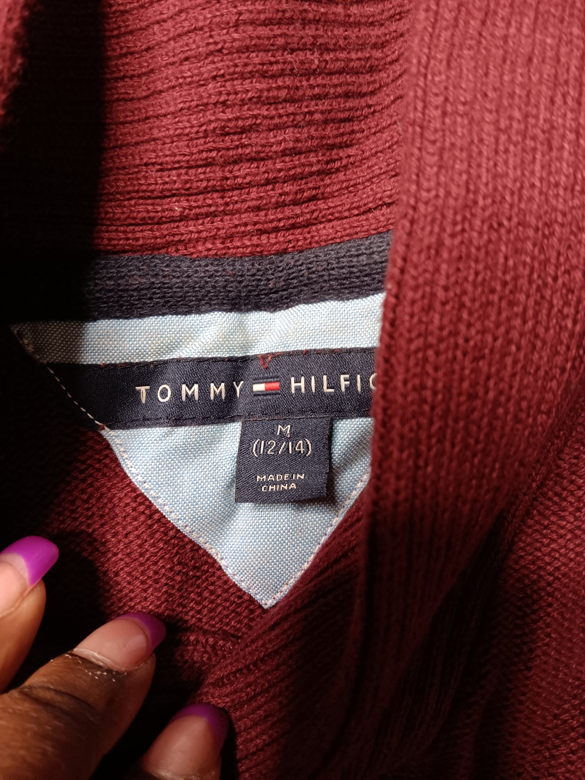 Tommy hilfiger boy cardigan 12/14 set of 2 image 6