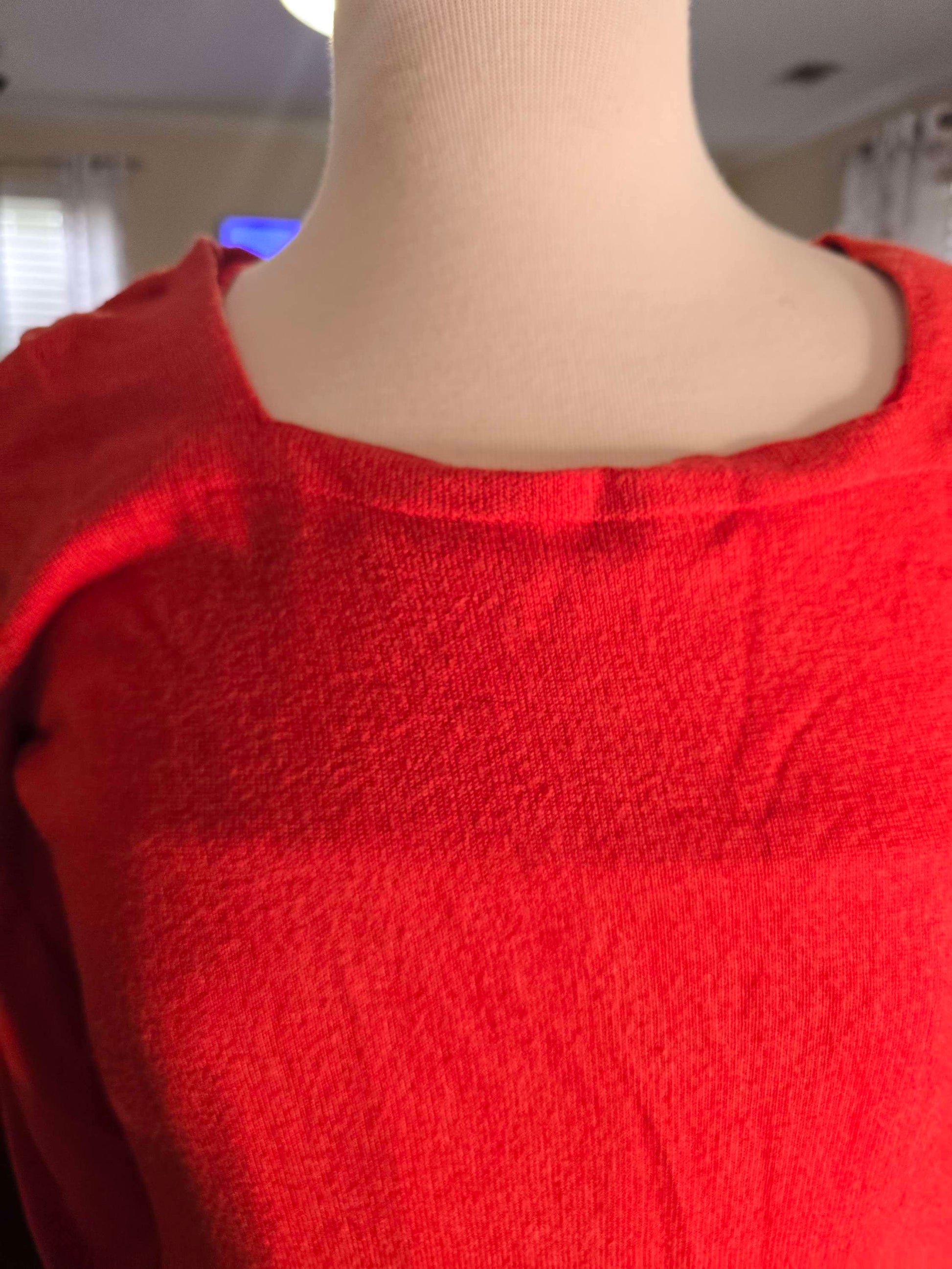 Joseph A orange sweater S image 1
