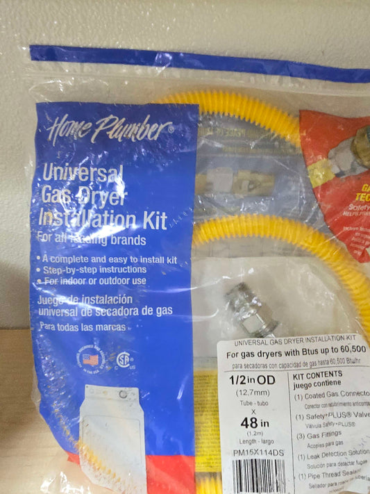 4ft Universal gas dryer kit image 0