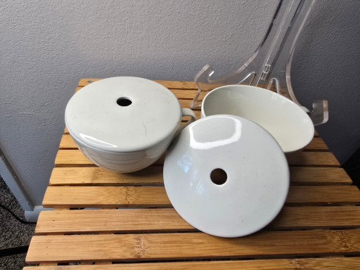 Tea Forte Porcelain Tea Cup and Lid, Steeps 8 oz., Microwave & Dishwasher Safe,  image 4