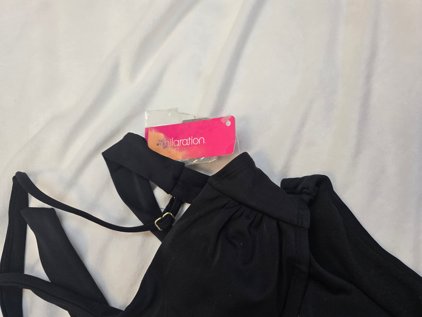 2 piece black swimsuit size small image 6