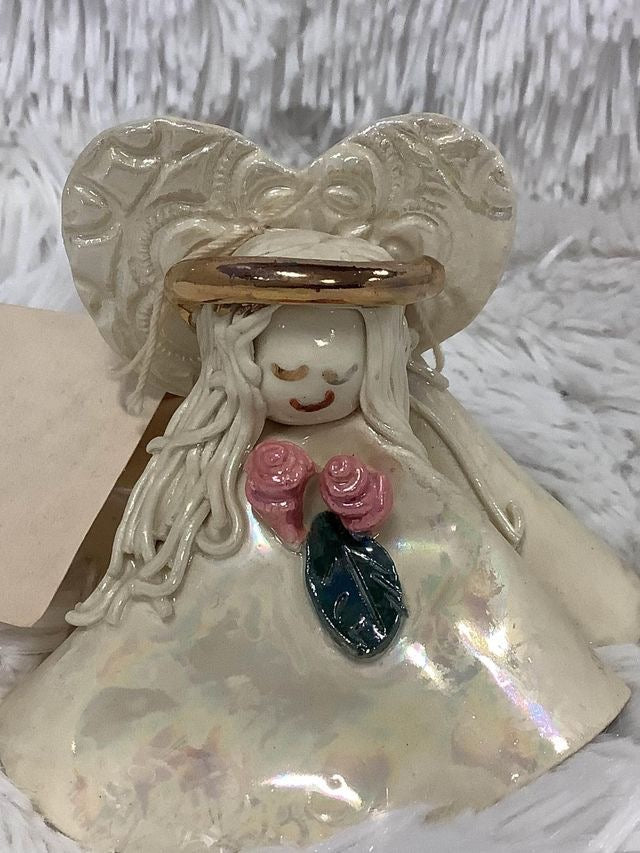 Think pots Small vintage angel  3.5 inches tall image 5