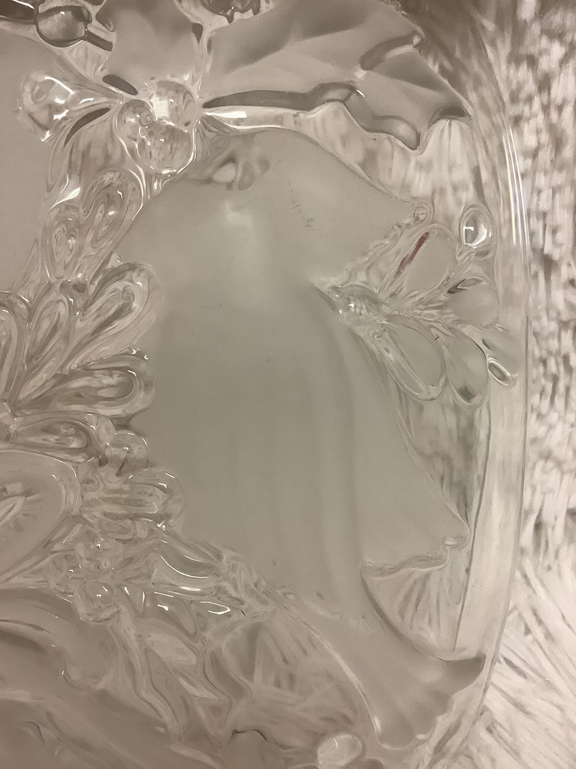 Gorham Crystal Holiday Bowl image 5