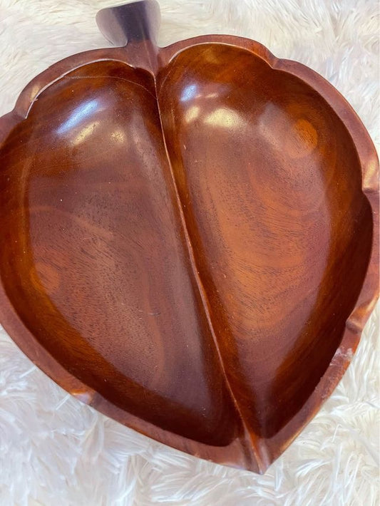 Wooden decorative bowl made in Haiti image 1