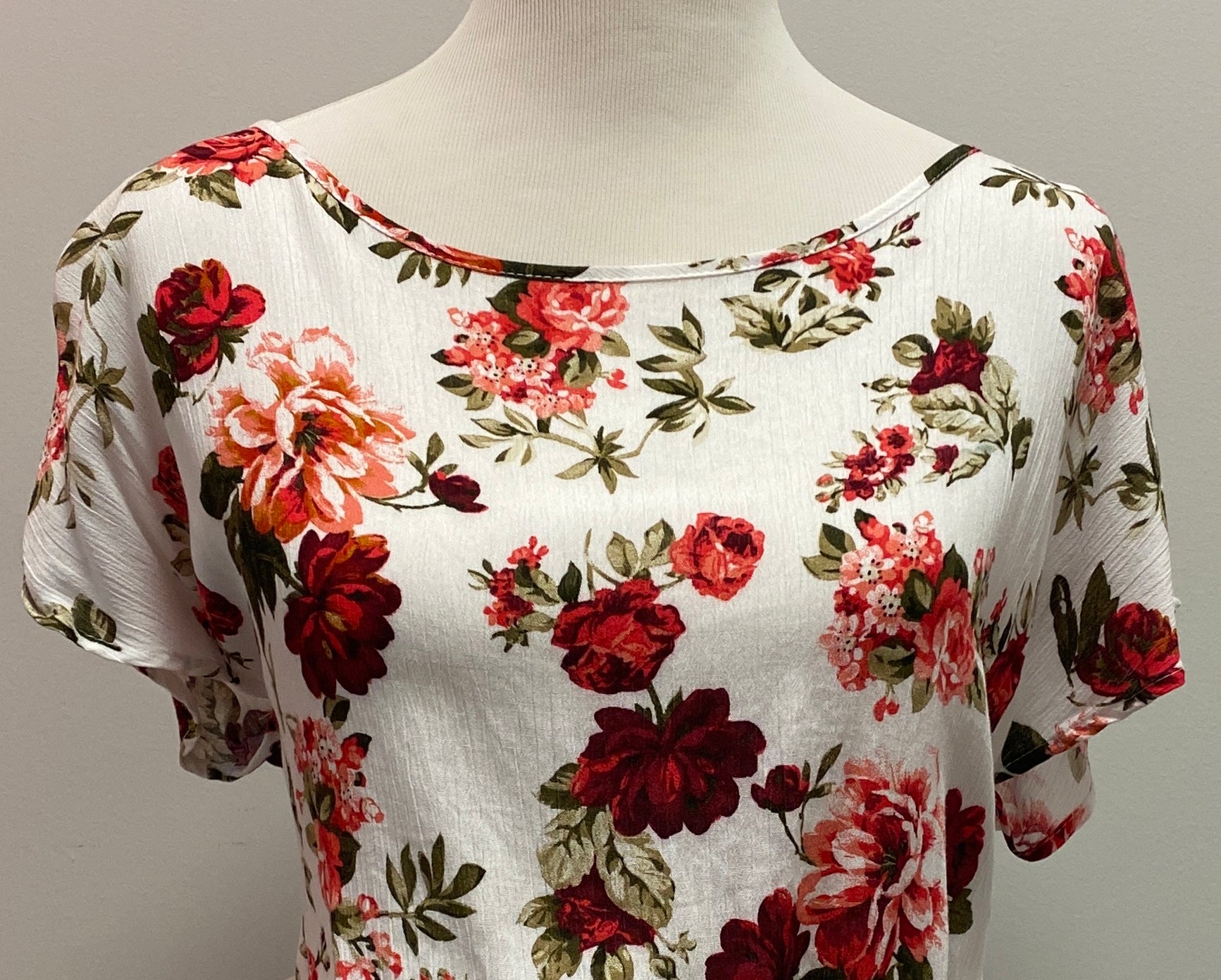 Ambiance Floral Print Blouse (L) image 2