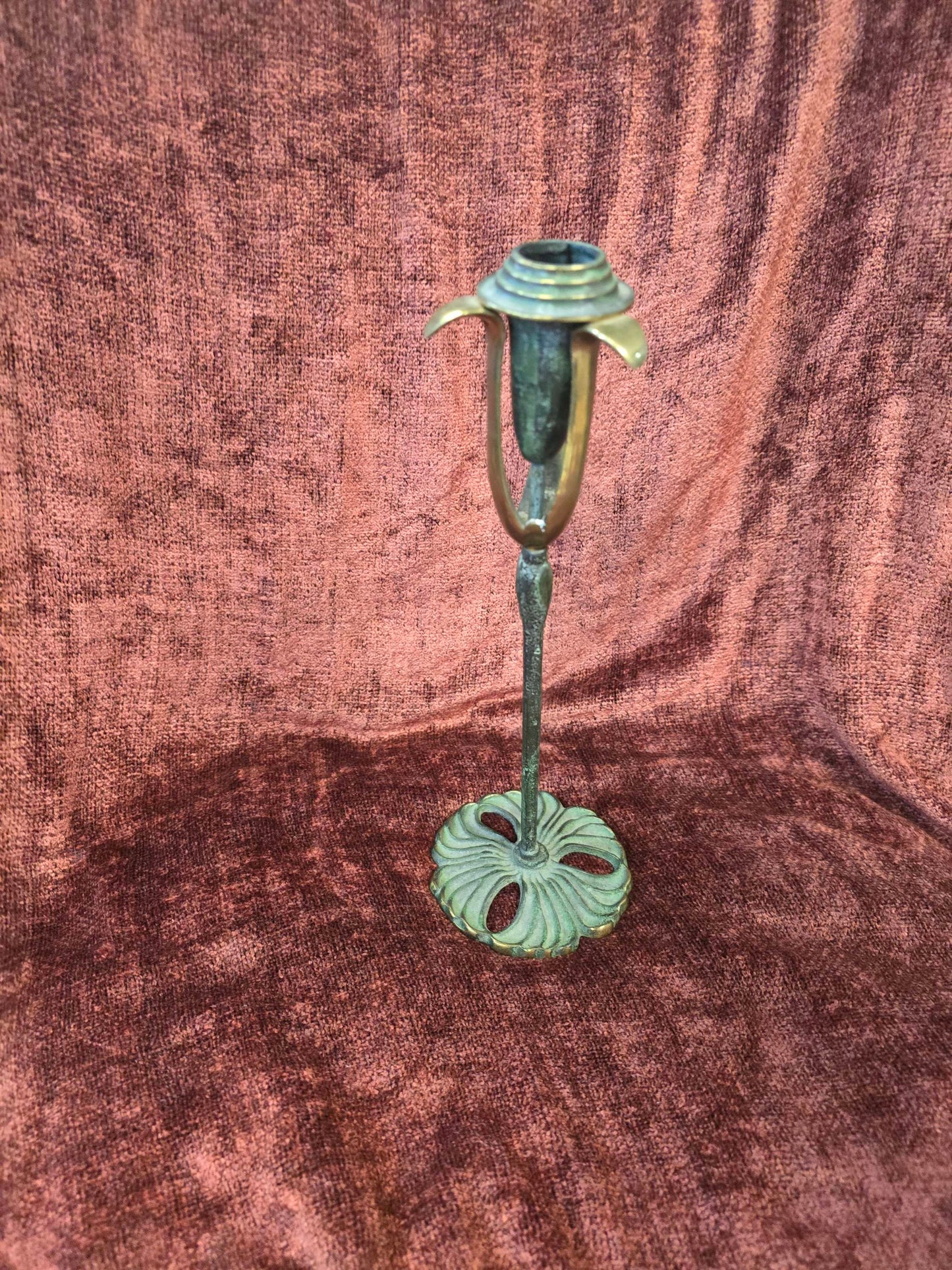 Art Nouveau Candlestick Holder image 2