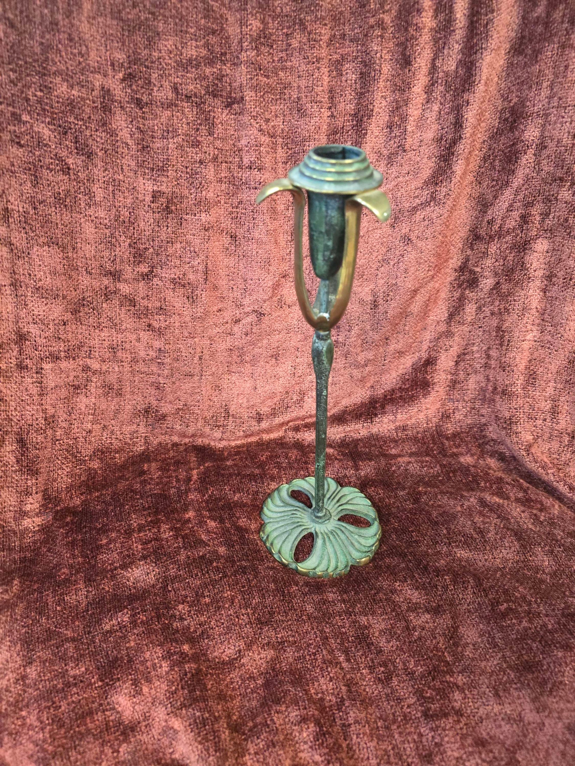 Art Nouveau Candlestick Holder image 2