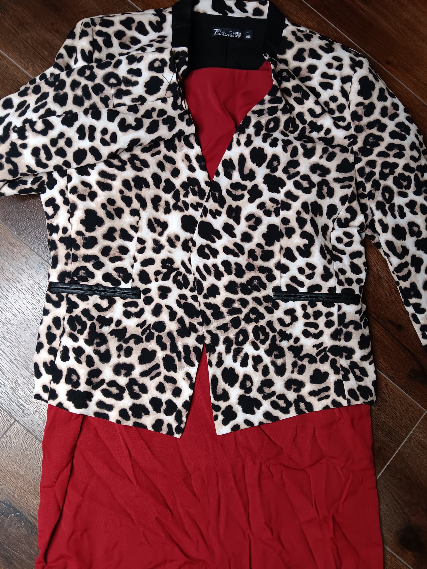 Antonio Melani Knee length red dress size 10 image 7